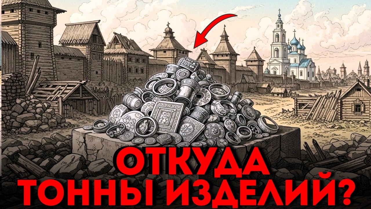 ТОННЫ СЕРЕБРА: Откуда металл, если рудников в X веке НЕ было?