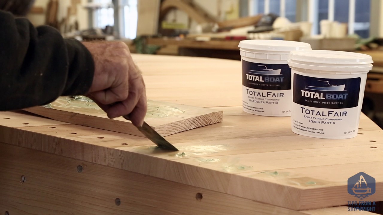 Building the TotalBoat Work Skiff - Filling over the screw holes (Episode 19)