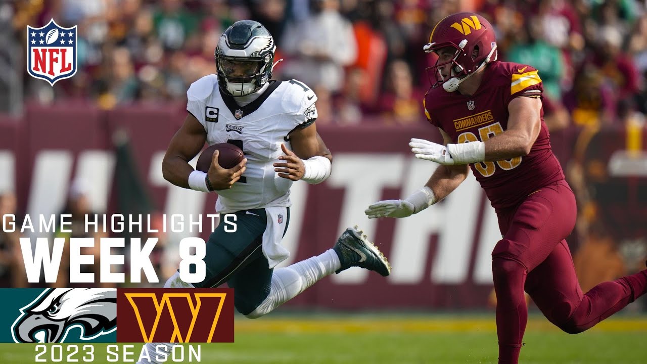 Philadelphia Eagles vs. Washington Commanders | 2023 Week 8 Game Highlights