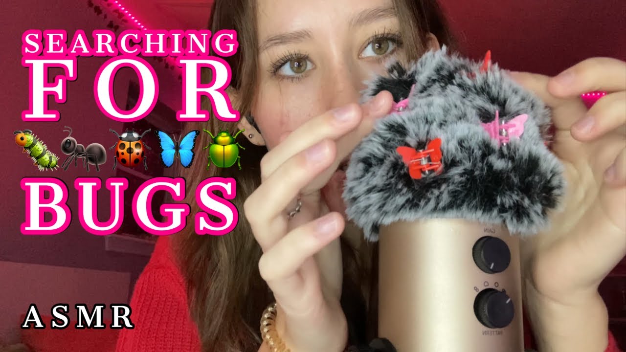 ASMR | searching for bugs!! +mouth sounds +100% sensitivity +unboxing