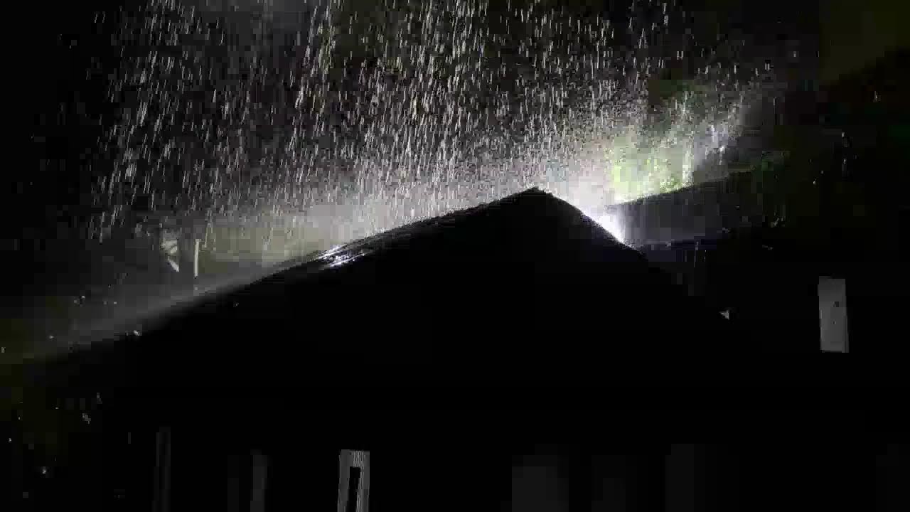 Night Rain on Tin Roof 🌙 Sleep Calm and Deep