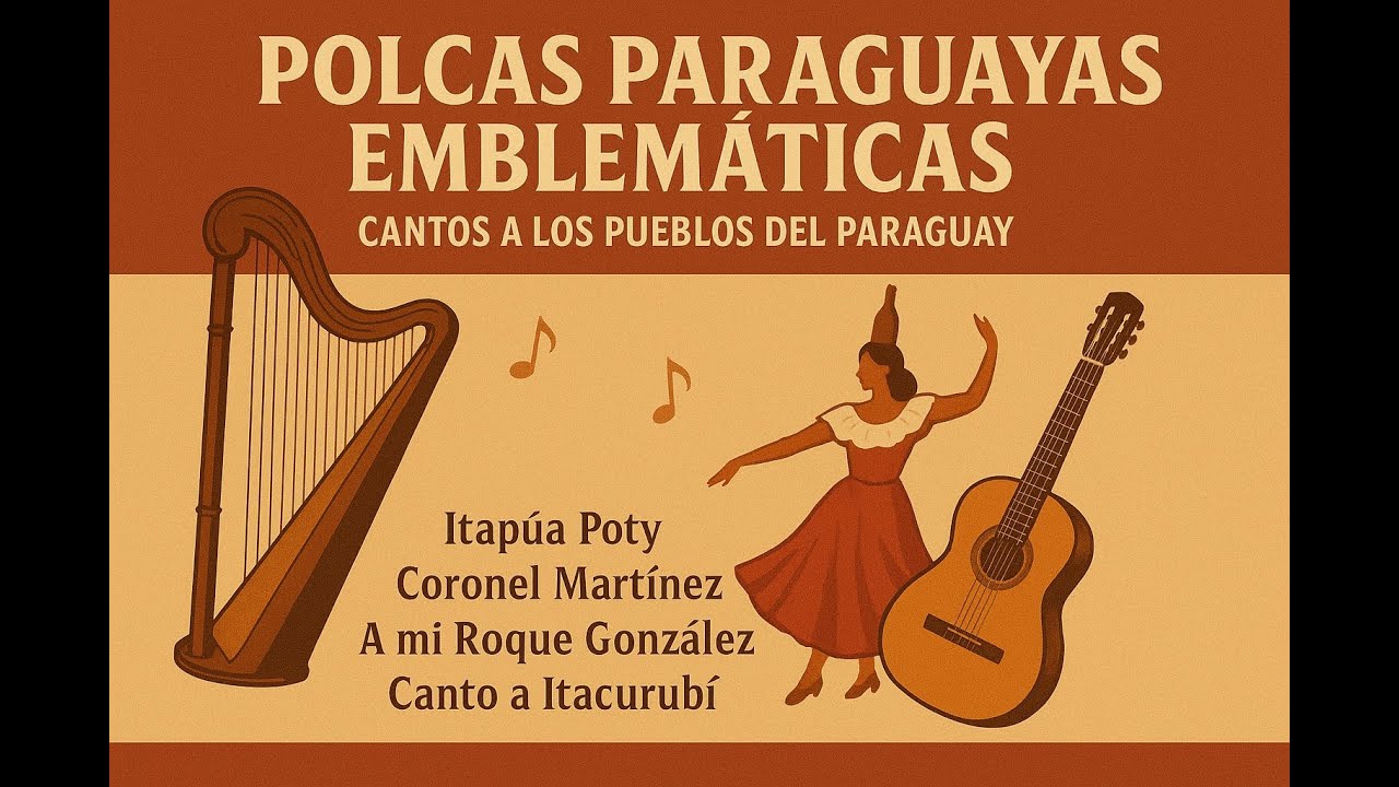 Polcas Paraguayas Emblemáticas 🇵🇾 | Cantos a los Pueblos del Paraguay 🎼🎼