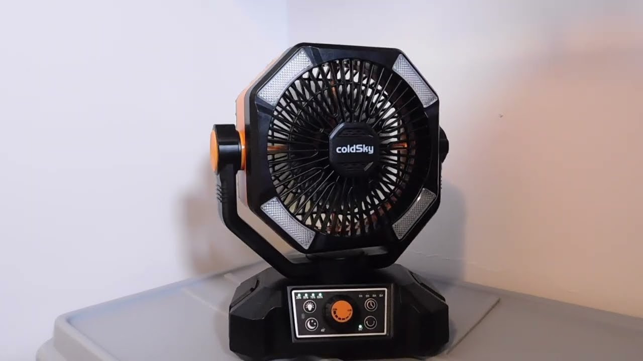 coldSky : Rechargeable Camping Fan, Lantern & Powerbank (unboxing & review).