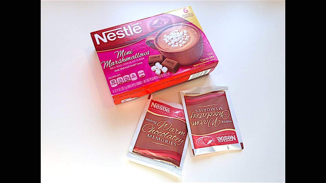 iHerb: Nestle Hot Cocoa Mix, Mini Marshmallows, Rich Milk Chocolate (Горячее Какао) - Видео обзор