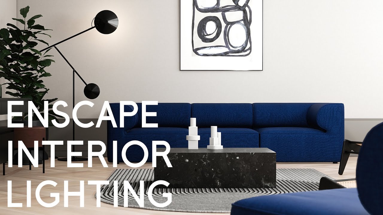 Enscape interior lighting | Modulus Render