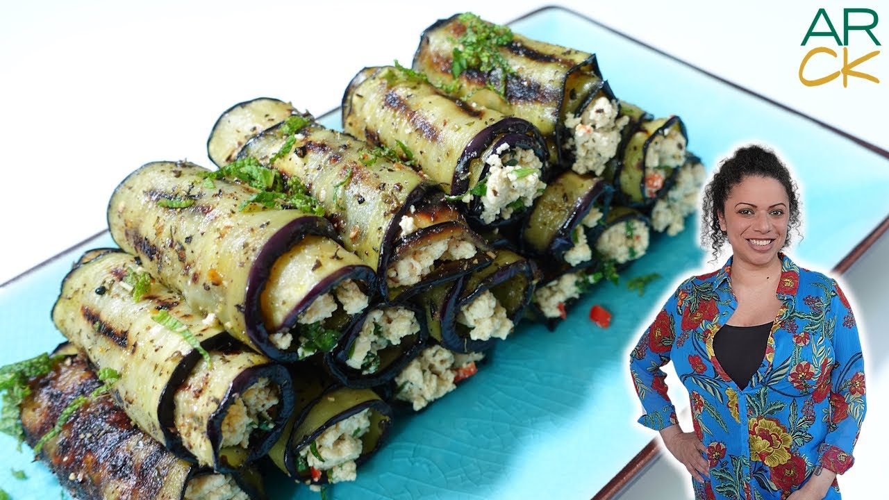 I veganized a Nigella Lawson classic! | Aubergine Involtini | Great for Summer