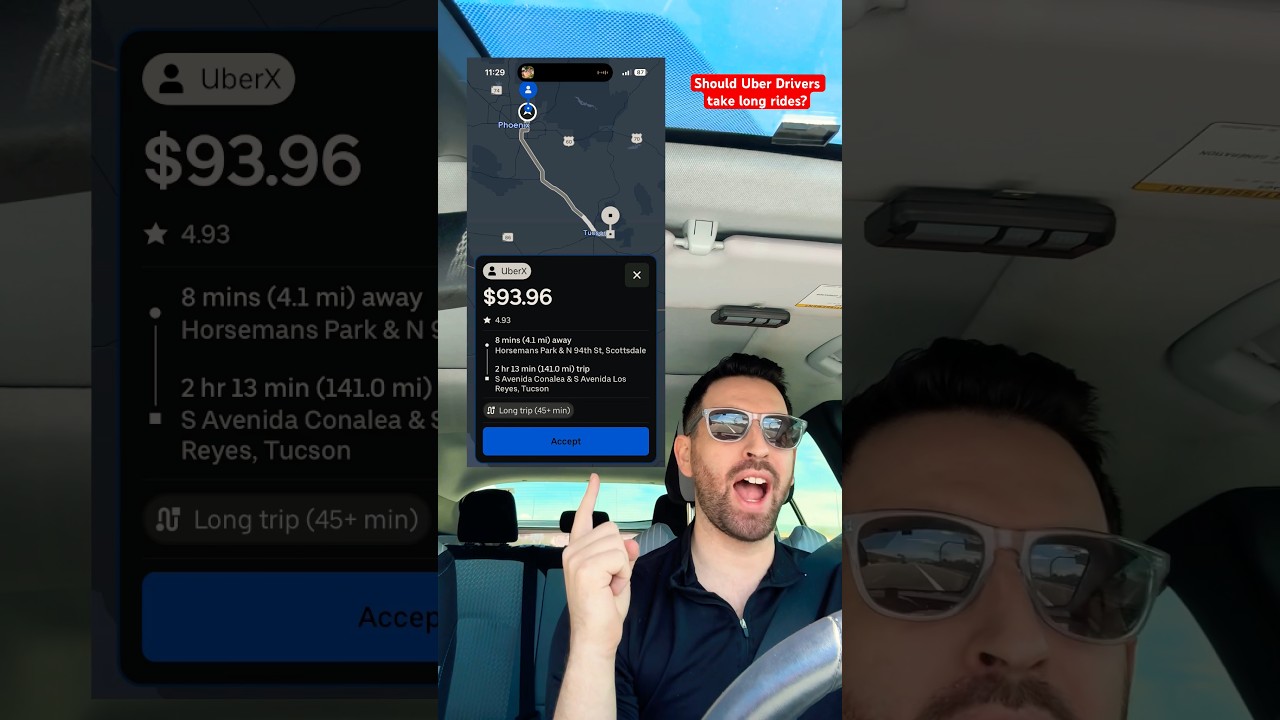 Should Uber Drivers take long rides?