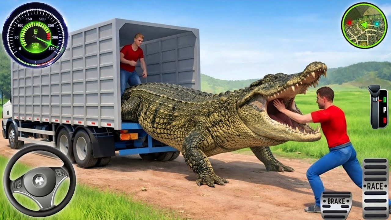 Animal Cargo Truck Driving Game 3D - Animal Transport Cargo Truck 2024 - Android Gameplay