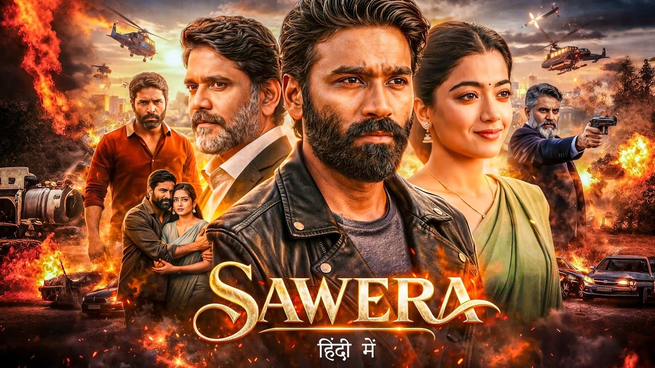 SAWERA Full Movie Hindi Dubbed | Dhanush New South Indian Movie | Action Drama Thriller