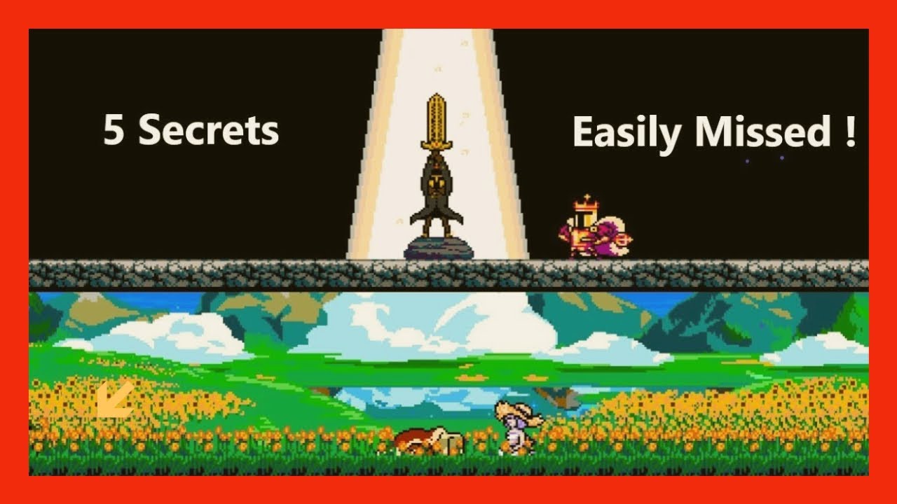 5 EASILY MISSED SECRET things in Shovel Knight - King of Cards !