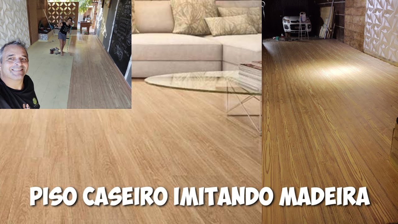 DECORE SEU PISO COM EFEITO MADEIRA CASEIRO  - EFEITO PISO VINILICO CASEIRO - PISO VINILICO LIQUIDO