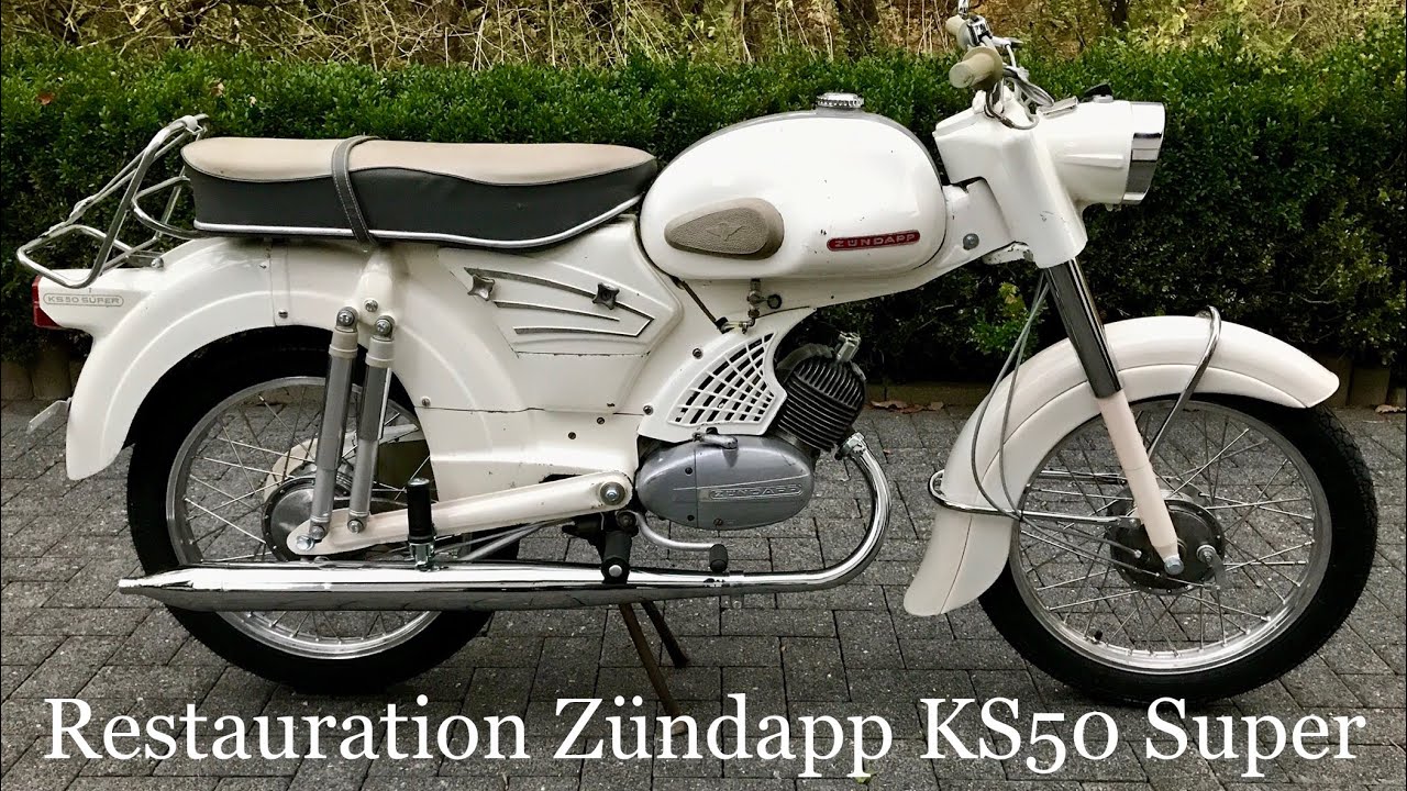 Restauration einer Zündapp KS 50 Super  „Modell Baujahr 63“