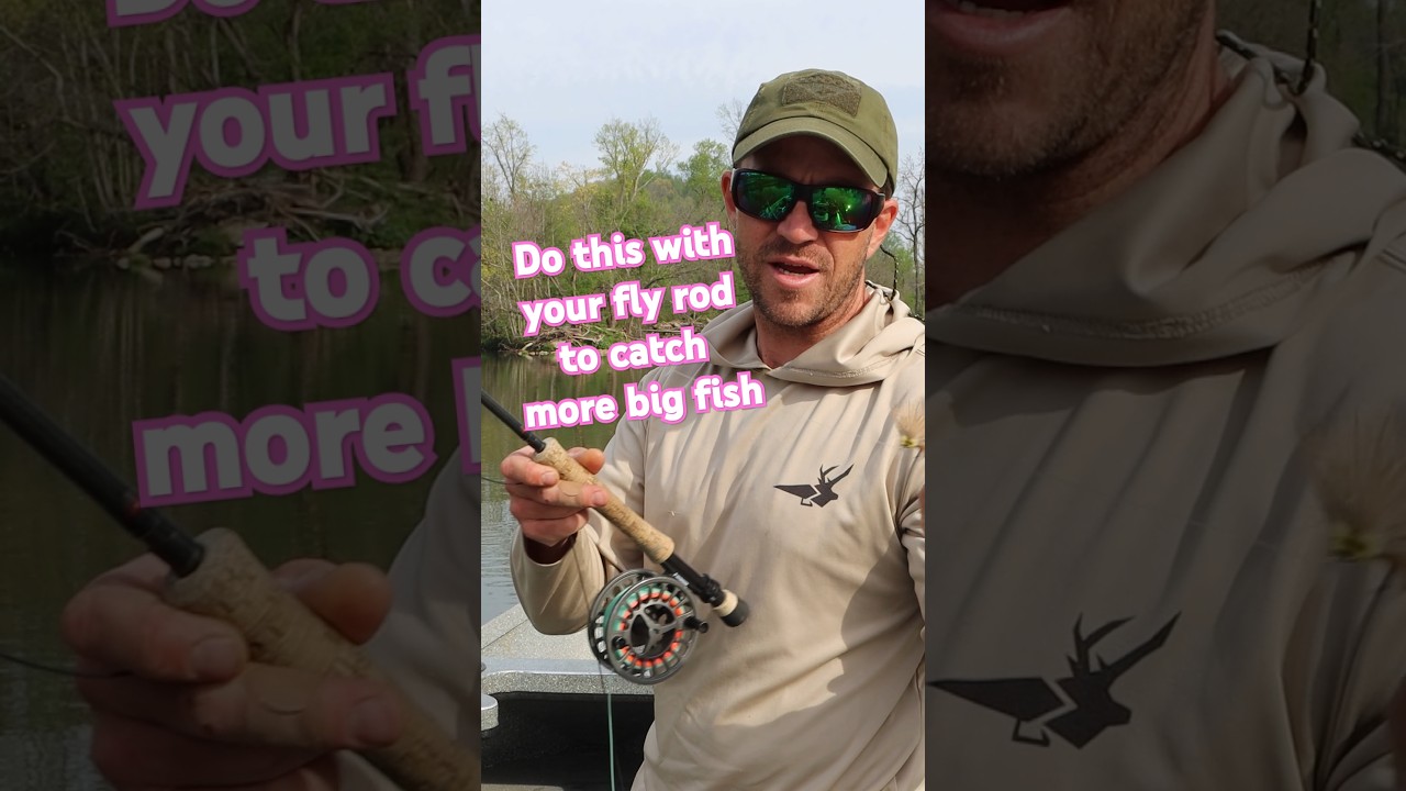 fly rod hack #streamerfishing #flyfishing #fishingtips