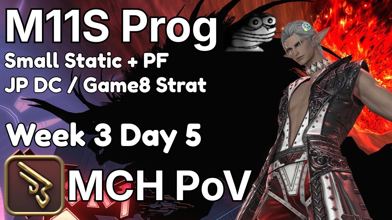 LIVE – FFXIV Savage Prog M11S Ecliptic Stampede | D3 Machinist POV | JP DC / Game8 Strat (ID/EN)