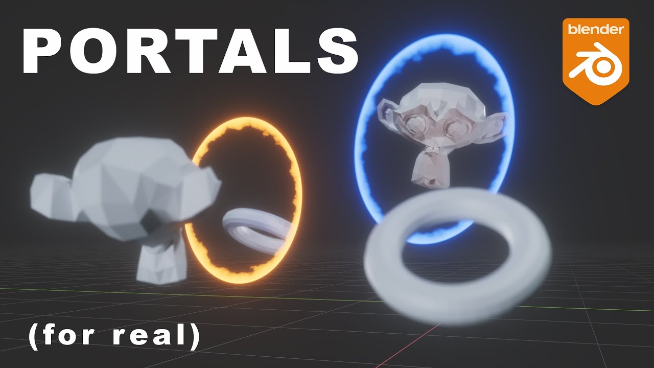 Узел Ray Portal BSDF | Учебное пособие по Blender