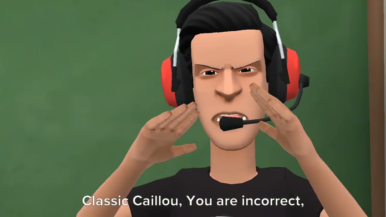 Classic Caillou Goes To Summer School