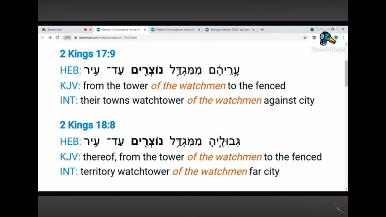 Messianics unfortunately use Notzrim