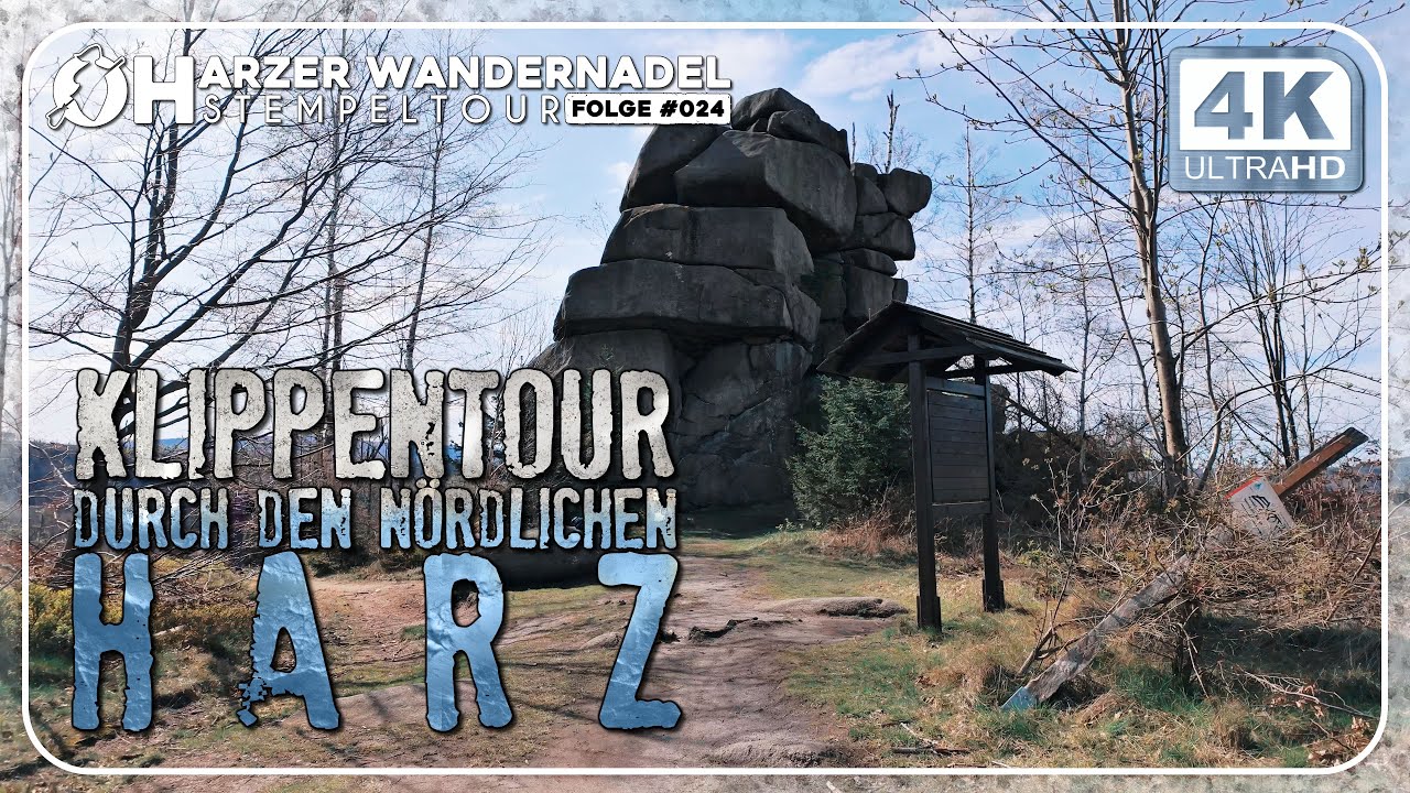 Klippentour Harz - Stempeltour - Treppenstein HWN 117,  Kästehaus HWN 118, Hallesche Hütte HWN 119
