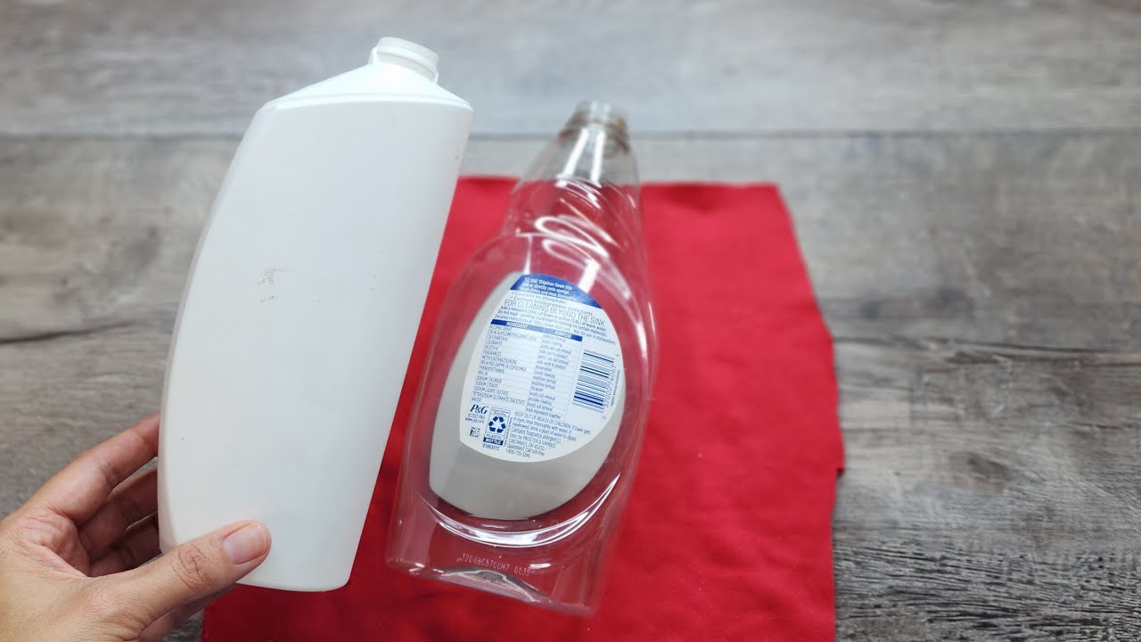 como hacer un santa con botellas plásticas?