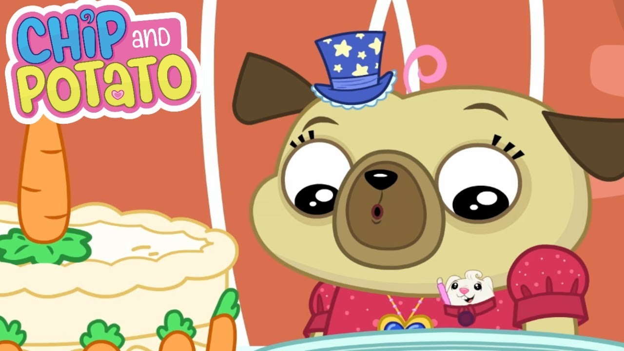 Chip and Potato | Urodziny babci mopsa | Kresk&oacute;wki Dla Dzieci | Obejrzyj więcej w serwisie Netflix