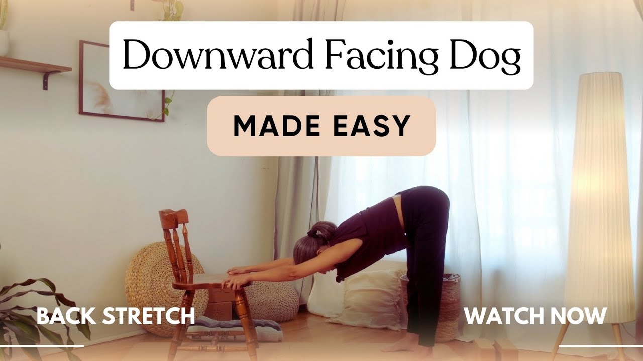 Downward Facing Dog Made Easy | Yoga Back Stretch
