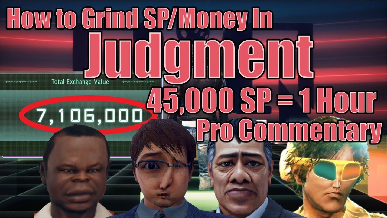 45 000+ опыта за 1 час с Judgment VR! (7–18 миллионов иен)