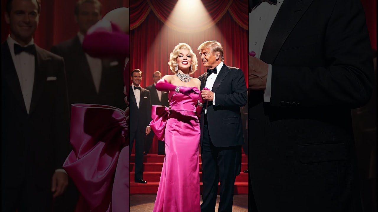 Trump Dancing with Marilyn Monroe Diamonds Are a Girl's Best Friend 💎 