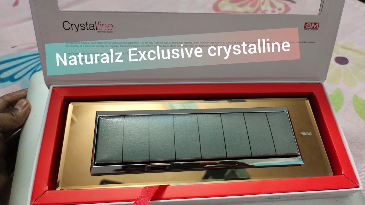 Gm Modular Naturalz EXCLUSIVE CRYSTALLINE Cover Plate