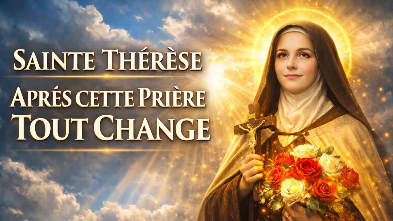 💥 PRIÈRE À SAINTE THÉRÈSE 🌹 CE QUE TU VAS VIVRE APRÈS CETTE PRIÈRE PEUT TOUT TRANSFORMER 🙏