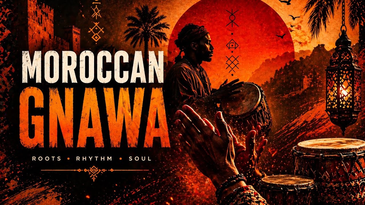 Moroccan Gnawa Fusion 🔥 Deep Tribal Drums & Hand Claps | Ethnic Groove Instrumental|Arabic