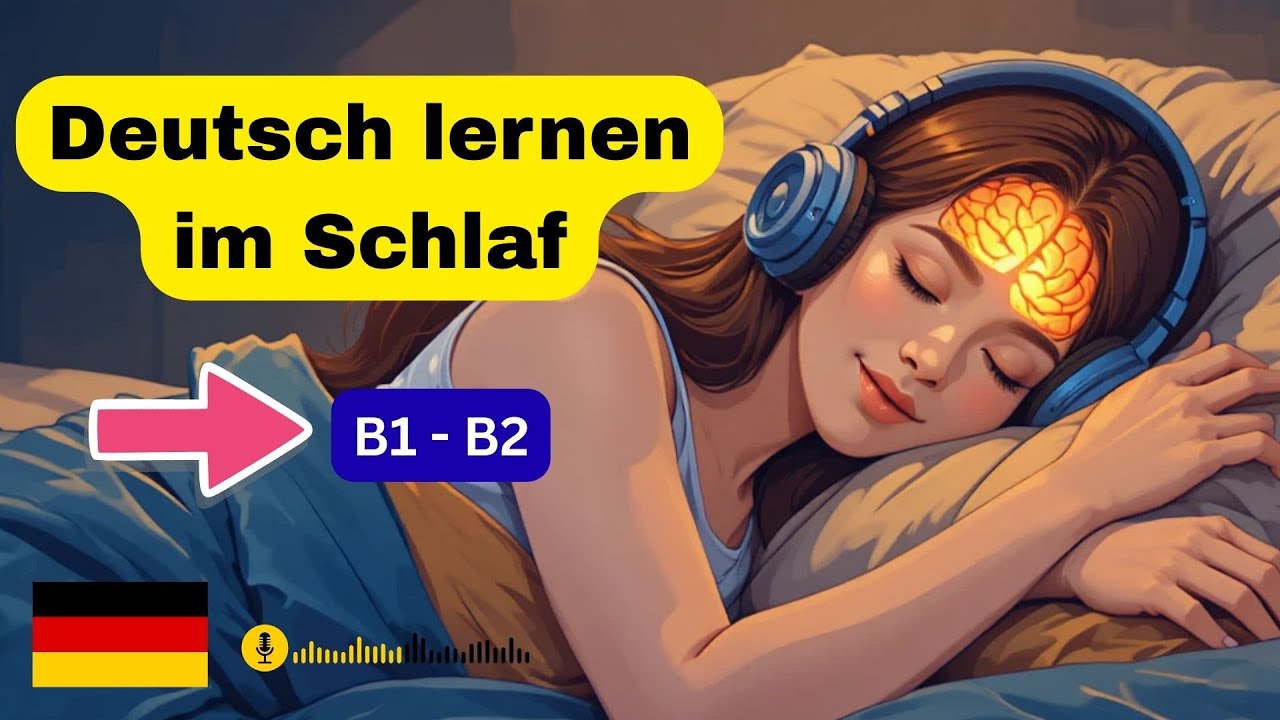 Langsames Deutsch im Schlaf  / B1–B2 Hörtraining