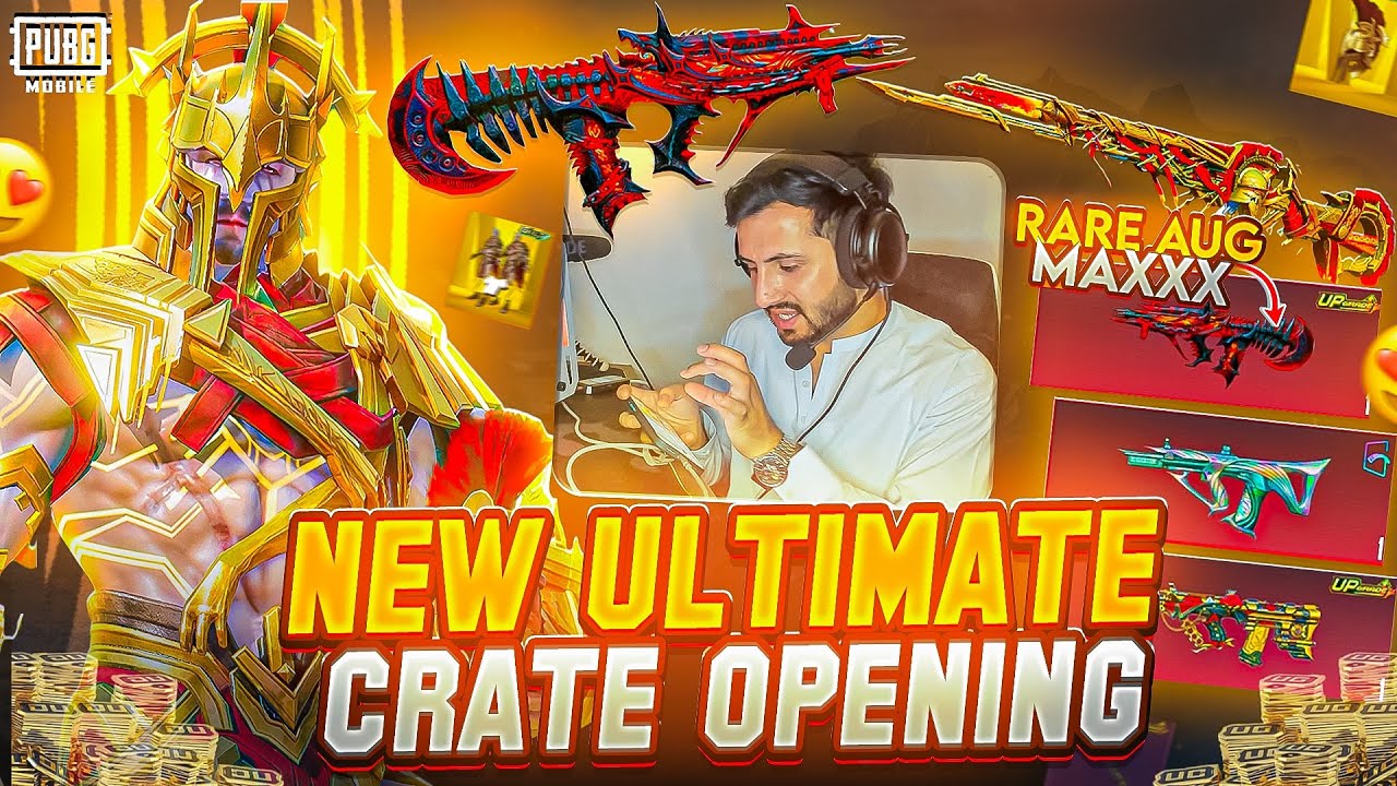 New Ultimate Crate Opening | AUG Maxx | 50000 UC | MK Gaming