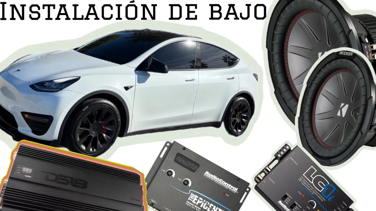 Cómo instalar amplificador 2021 Tesla Y Long Range