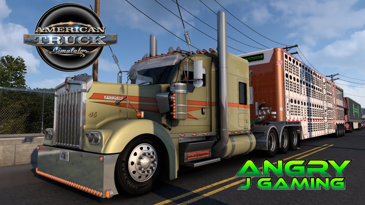 How to put YOUR OWN CUSTOM logo on Jon Ruda's Kenworth W900 for American Truck Simulator