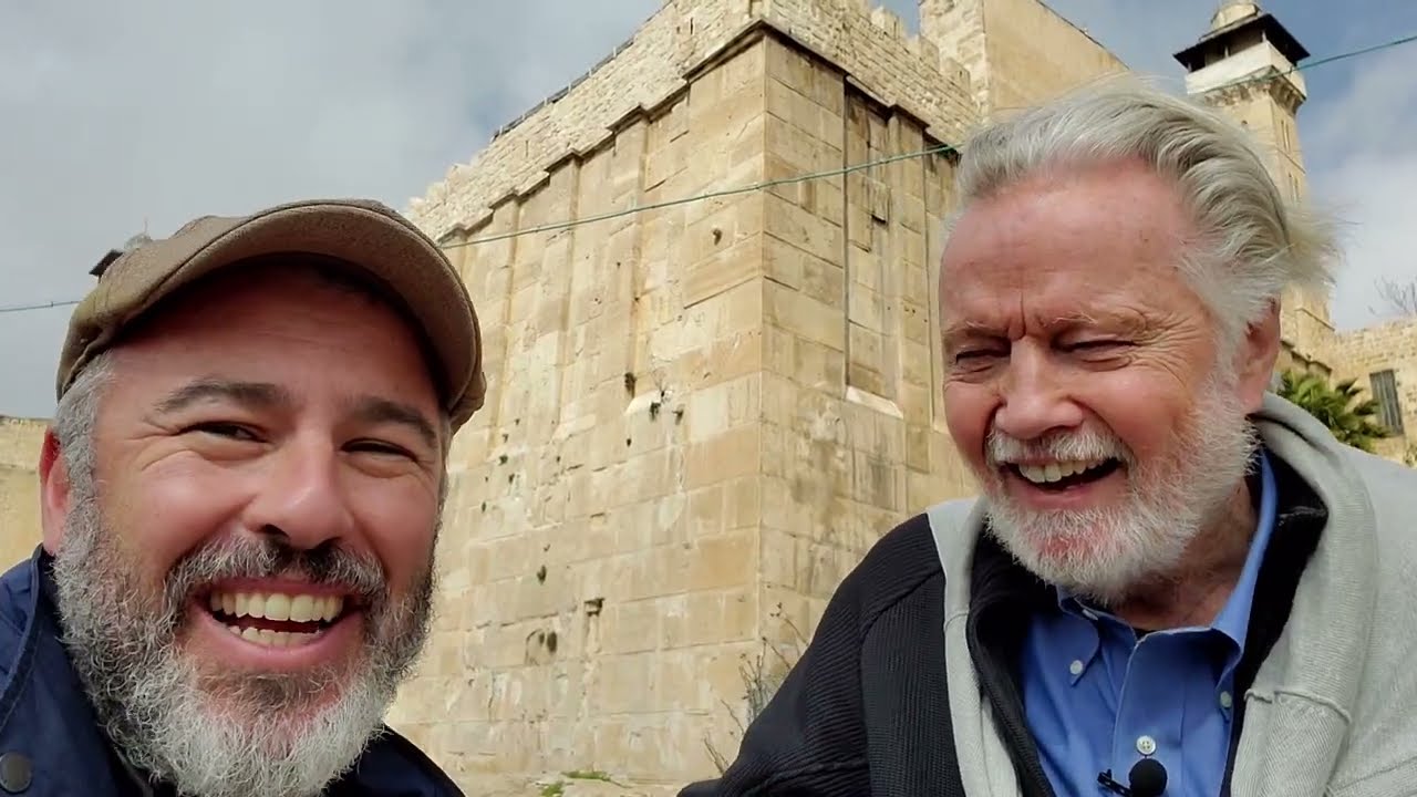 Yishai Fleisher interviews actor Jon Voight in Biblical Hebron
