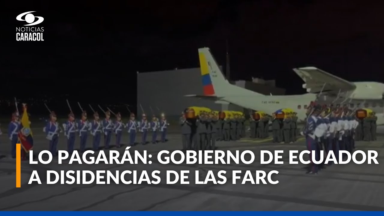 Gobierno de Ecuador envió fuerte mensaje a los asesinos de 11 militares de dicho país