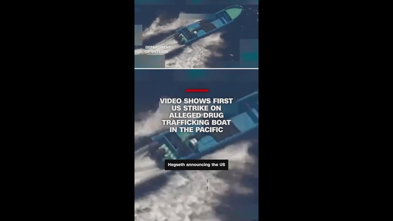 US military strikes boats in Pacific Ocean