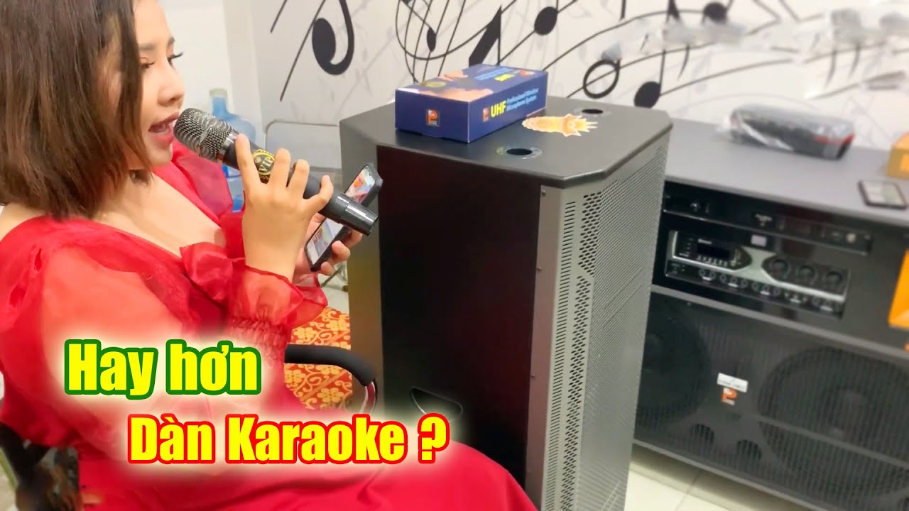 Test Karaoke tr&ecirc;n Loa k&eacute;o PROSING W215B Bass 4 tấc đ&ocirc;i C&ocirc;ng suất lớn