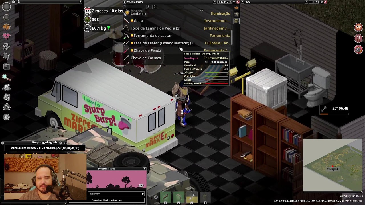 ZOMBOID MULTPLAYER NO SERVER DO @ShivasBR