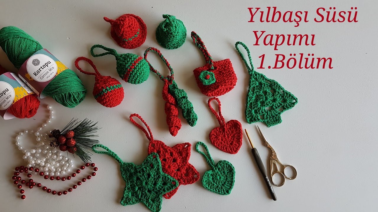 Tığ ile Yılbaşı süsü yapımı