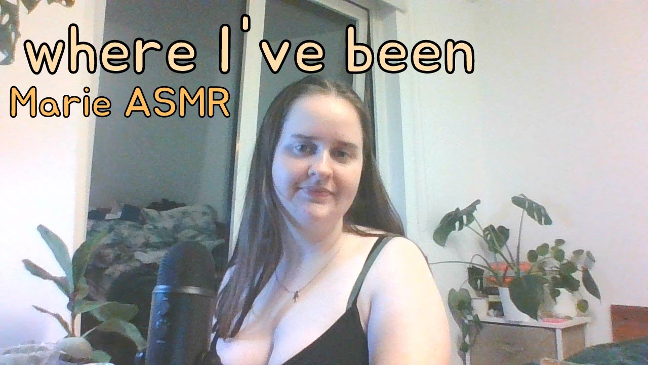 ASMR // where I've been // soft spoken and whispered, tapping, lotion and liquid sounds