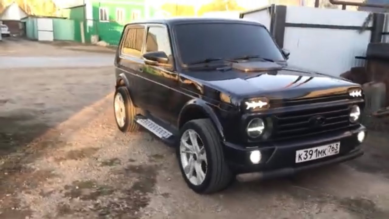 НИВА УРБАН НА 18 - Х КОЛЁСАХ ОТ BMW + В ОБВЕСЕ  И ТЮНИНГЕ  ВСЯ МАШИНА ОБЗОР И НЕ БОЛЬШОЙ РЕМОНТ