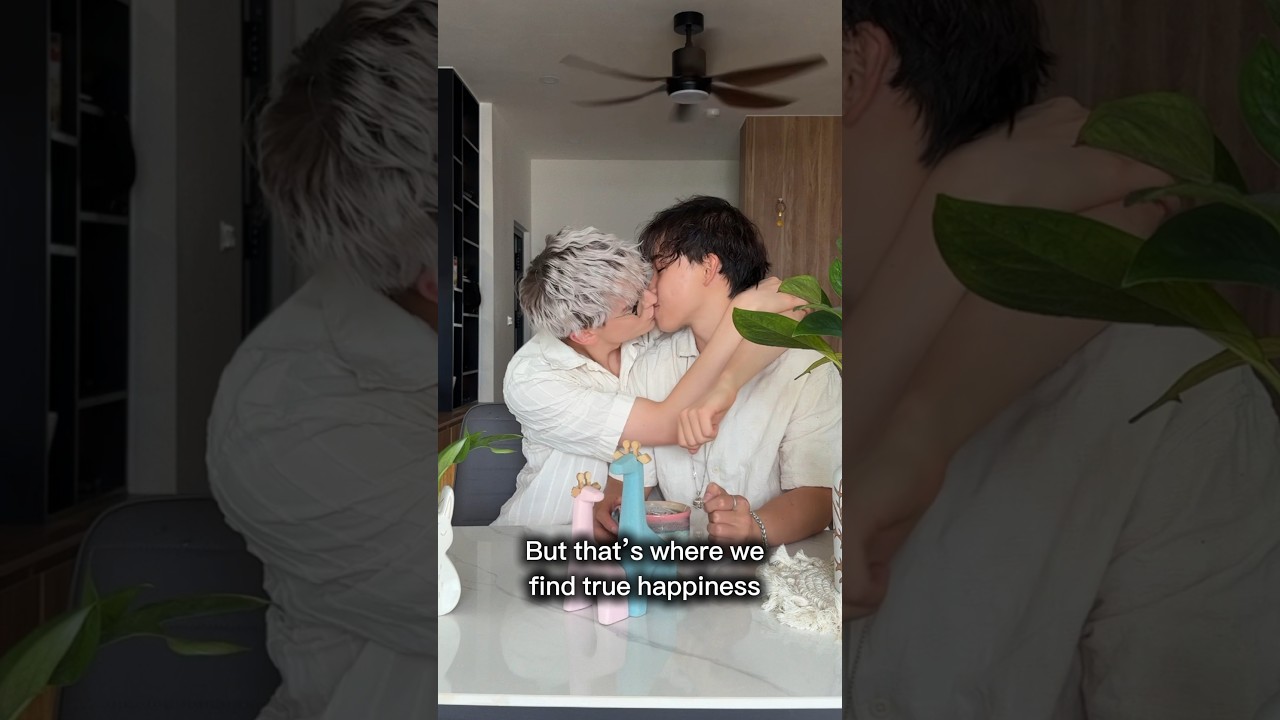 Tak wygląda prawdziwe szczęście 🥰 Para gej&oacute;w 💕 Chłopcy kochają