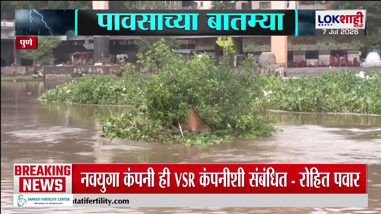 Pune Mutha River | मुठा नदीपात्रात मोठ्याप्रमाणात जलपर्णी, जलपर्णी काढण्याचं काम सुरु