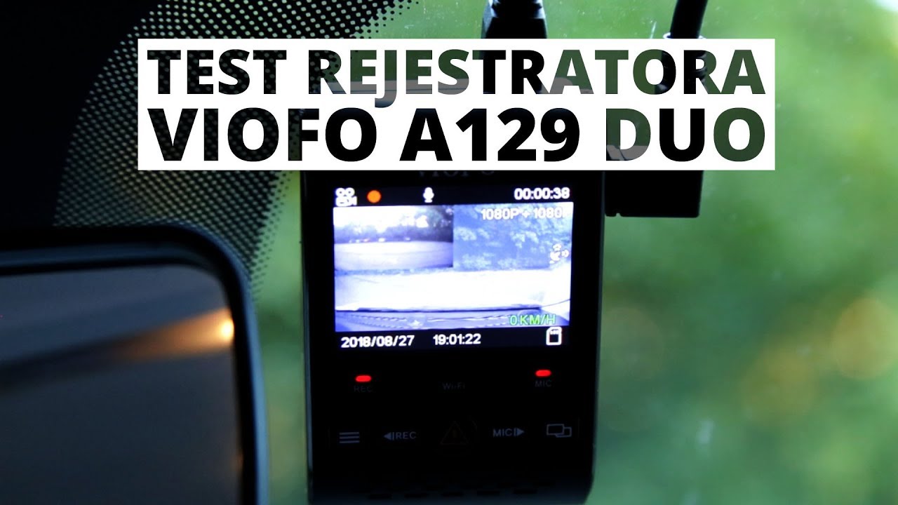 Rejestrator numer&oacute;w rejestracyjnych :) VIOFO A129 DUO