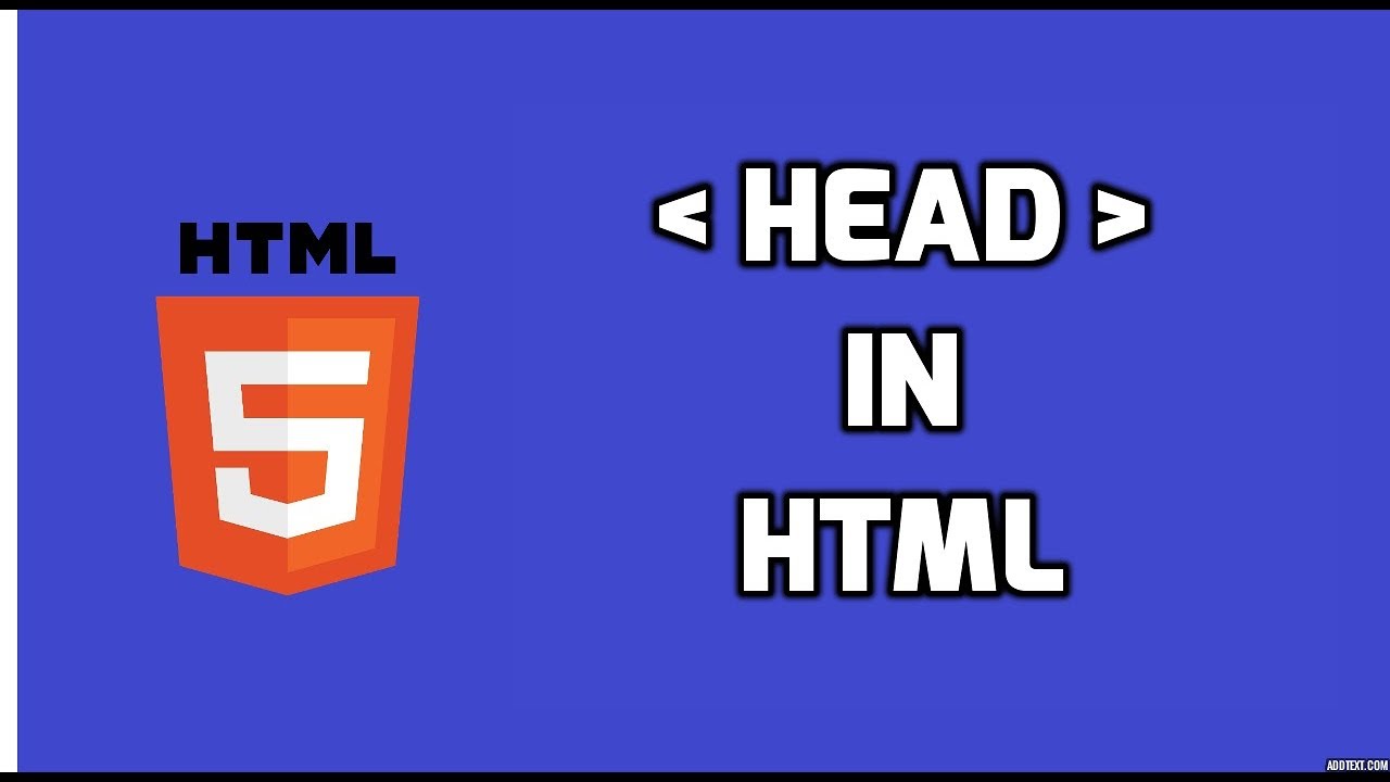 Why we use Head element in HTML | HTML5 Tutorial