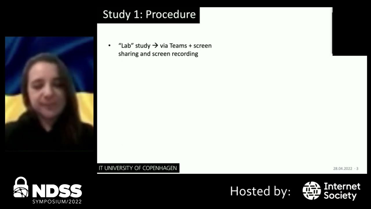 NDSS 2022 USEC -  &ldquo;So I Sold My Soul&ldquo;: Effects of Dark Patterns in Cookie Notices on End-User Beh...
