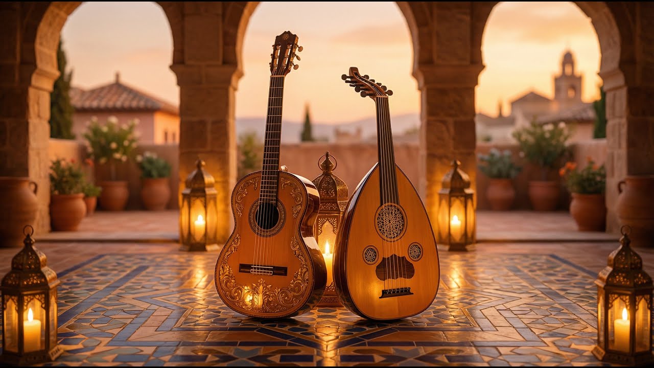 This Melody Calms You in Minutes | Spanish Flamenco Guitar & Arabic Oud Fusion