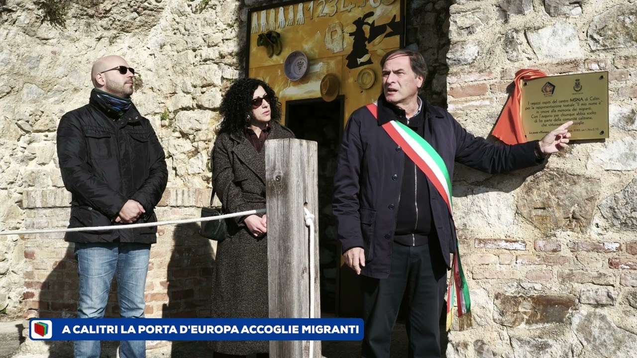 Calitri come Lampedusa. Inaugurata la Porta d'Europa a Borgo Castello dedicata ai migranti