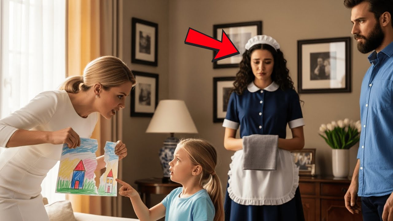 Milionario Vide La Fidanzata Strappare Il Disegno Di Sua Figlia Per La Tata —E Annullò Il Matrimonio
